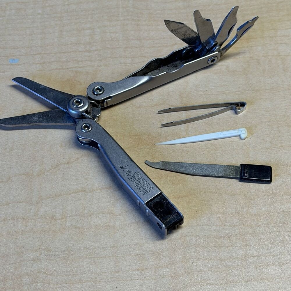 Schrade Tough Chip Compact Multi-Tool USA ST2 Vintage Complete